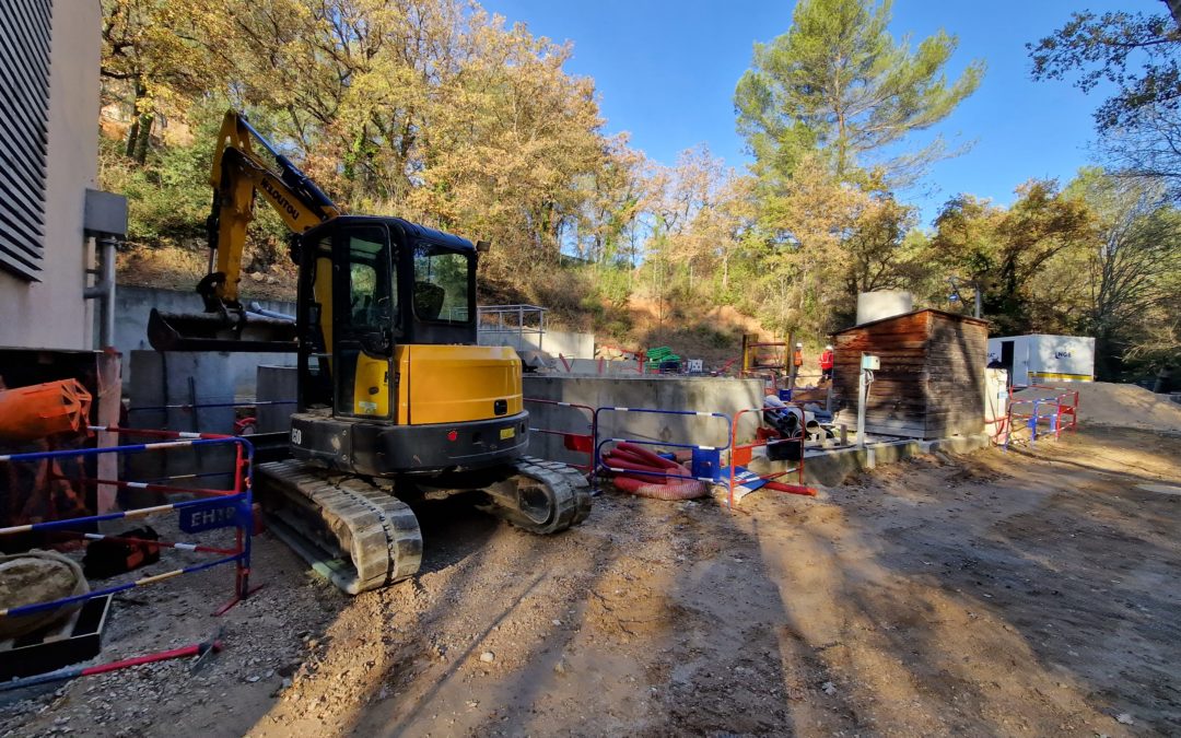 Rénovation Station d'épuration de Châteauneuf-le-Rouge