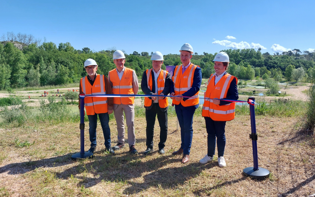 [Évènement] Inauguration de la zone de rejet végétalisée rénovée à la station d’épuration d’Aix-Ouest