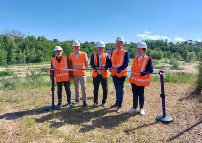 [Évènement] Inauguration de la zone de rejet végétalisée rénovée à la station d’épuration d’Aix-Ouest