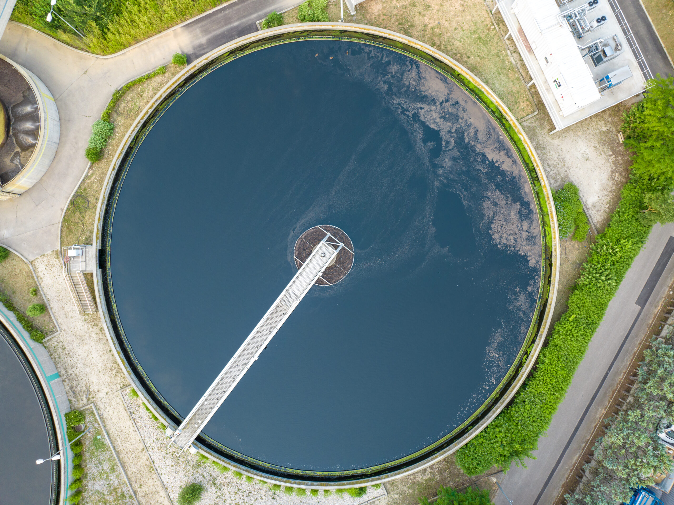 Clarificateur- Station d'épuration de la Pioline  