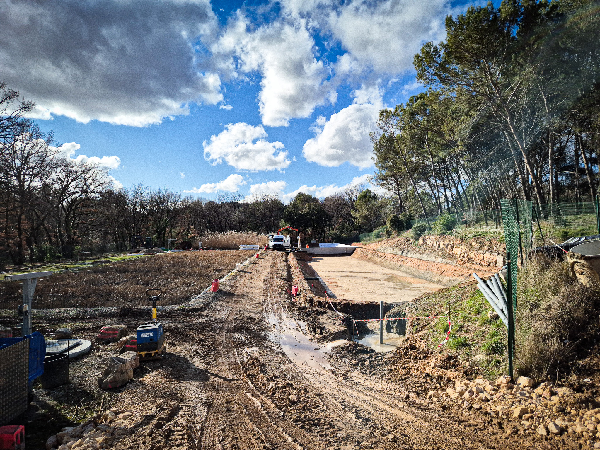 Extension et rénovation des lits macrophytes de Châteauneuf-le-Rouge