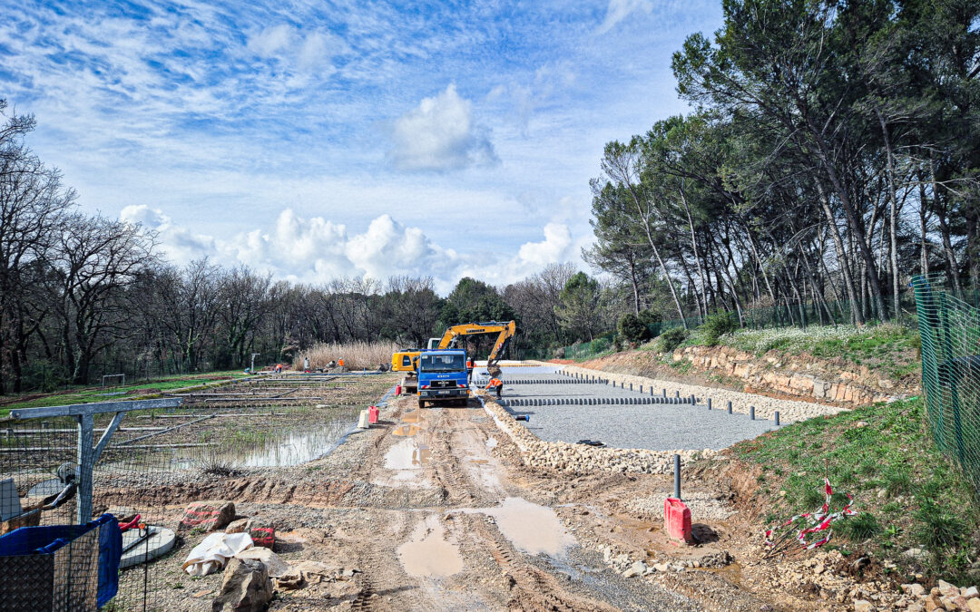 Extension et rénovation du système de traitement des eaux usées par lit macrophyte à Châteauneuf-le-Rouge