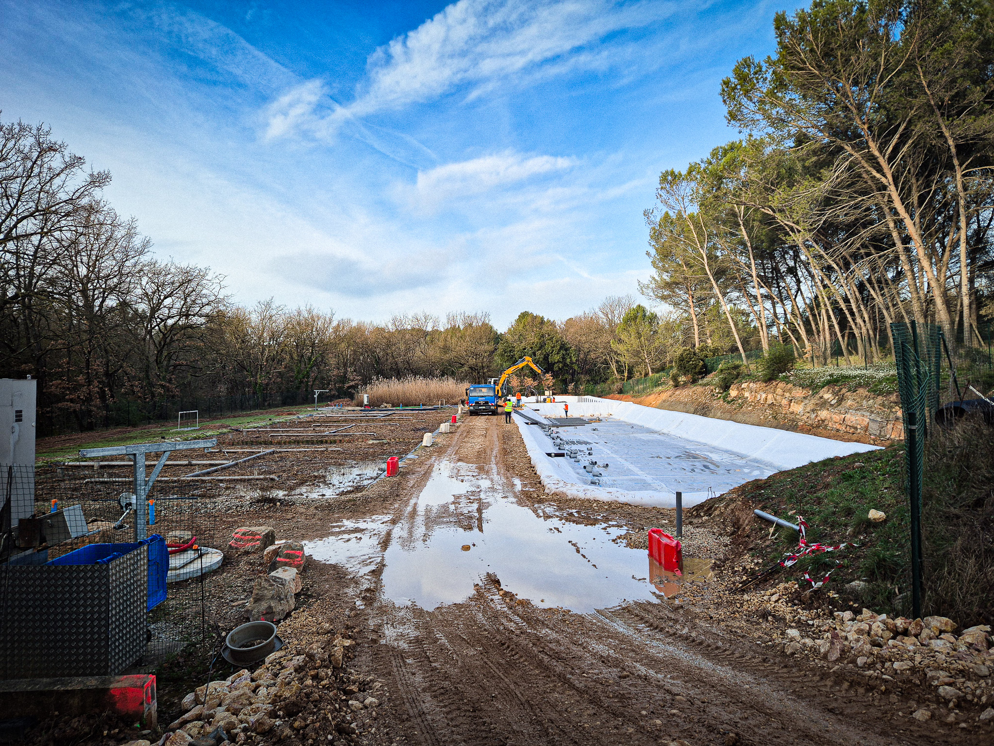 Extension et rénovation des lits macrophytes de Châteauneuf-le-Rouge