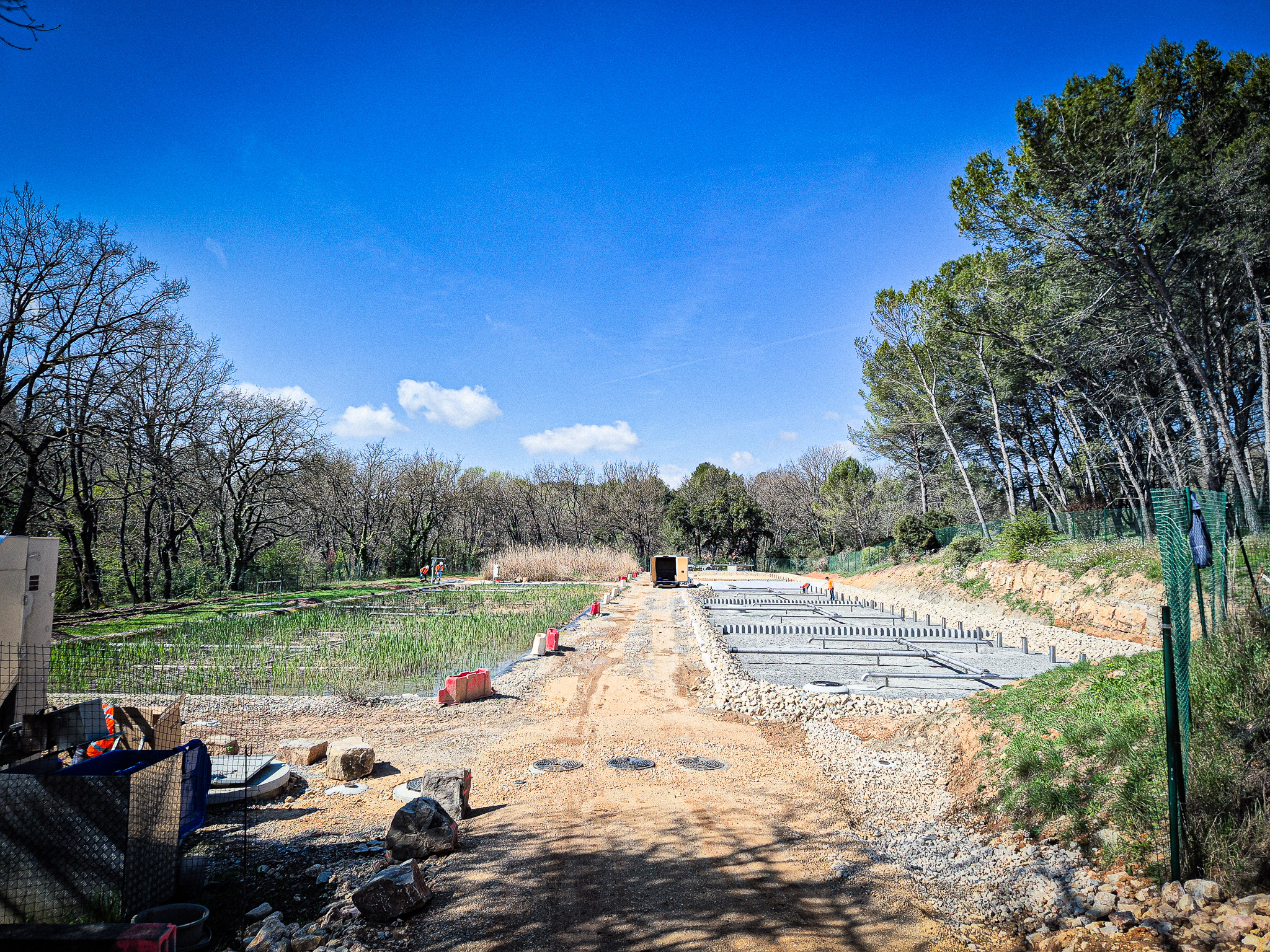 Extension et rénovation des lits macrophytes de Châteauneuf-le-Rouge
